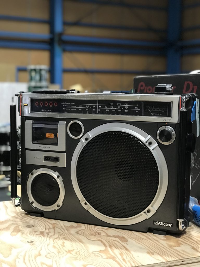 VICTOR／RC-550 モノラルラジカセ ビンテージ【20,000円でお買取り】