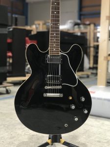 Gibson Memphis　ES-335 Dot Reissue  Ebony　エレキギター
